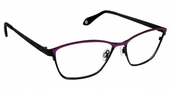 Fysh UK FYSH 3610 Eyeglasses, (843) PURPLE BLACK
