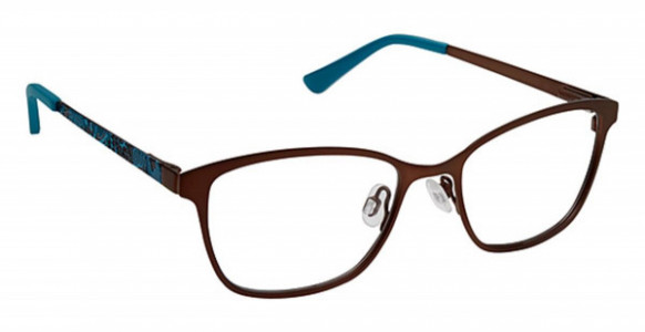 SuperFlex SFK-199 Eyeglasses, (2) BROWN TURQUOISE