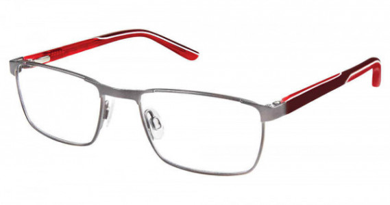 SuperFlex SFK-191 Eyeglasses, 3-GREY RED
