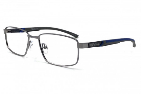 Cadillac Eyewear CC533 Eyeglasses, Gm Gun Grey Blue