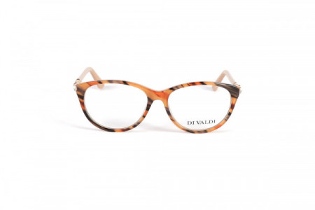 Di Valdi DV-CAGLIARI Eyeglasses, 10 Demi Brown & Beige