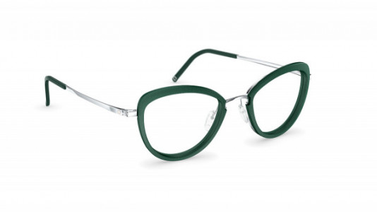 neubau Sarah 3D Eyeglasses, 5610 Evergreen/eclectic silver