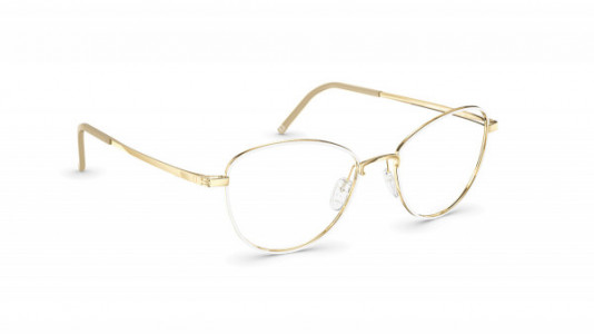 neubau Sarah Eyeglasses, 7630 Glorious gold/white