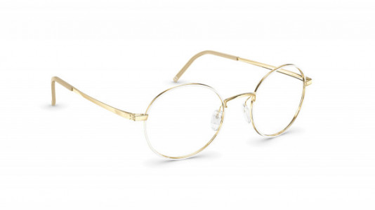 neubau Felix Eyeglasses, 7630 Glorious gold/white