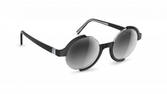 neubau Sigmund & Carl Sunglasses, 9010 Black matte/eclectiv silver