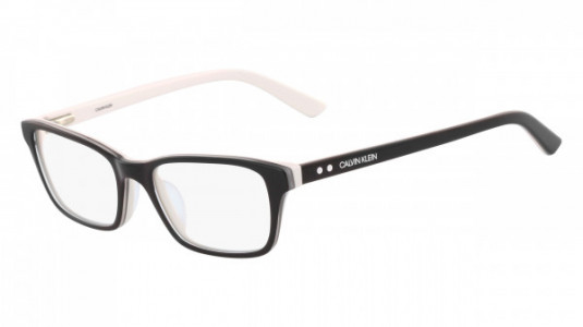 Calvin Klein CK18541 Eyeglasses, (002) BLACK/WHITE