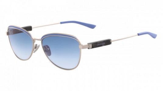 Calvin Klein CK18113S Sunglasses, (046) SILVER/BLUE