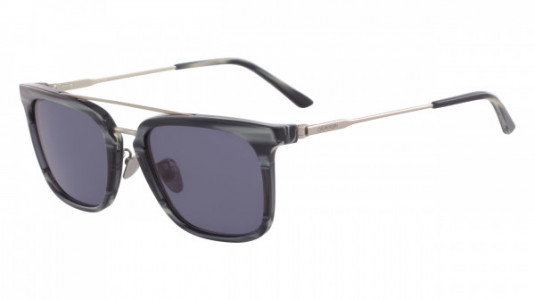 Calvin Klein CK18719S Sunglasses, (420) SLATE BLUE HORN