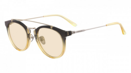 Calvin Klein CK18720S Sunglasses, (725) CRYSTAL SMOKE/YELLOW GRADIENT