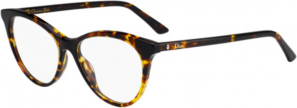 Christian Dior Montaigne 57 Eyeglasses, 0086 Dark Havana