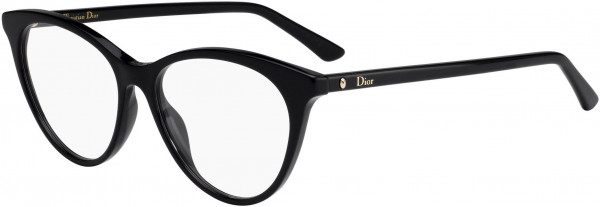 Christian Dior Montaigne 57 Eyeglasses, 0807 Black