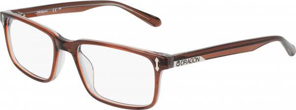 Dragon DR181 KEVIN Eyeglasses, (210) BROWN CRYSTAL LAMINATE