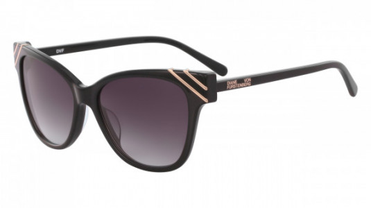 Diane Von Furstenberg DVF663S ARDEN Sunglasses, (001) BLACK