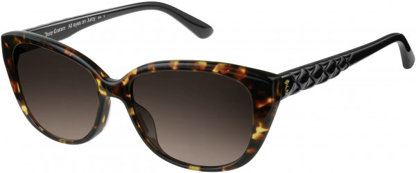 Juicy Couture JU 600/S Sunglasses, 0086 Dark Havana