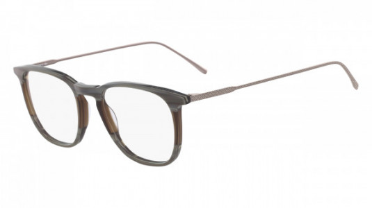 Lacoste L2828 Eyeglasses, (210) BROWN/GREY