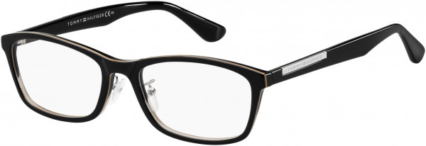 Tommy Hilfiger TH 1580/F Eyeglasses, 0SDK Black Multi-C