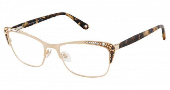 Jimmy Crystal LAGOS Eyeglasses, GOLD