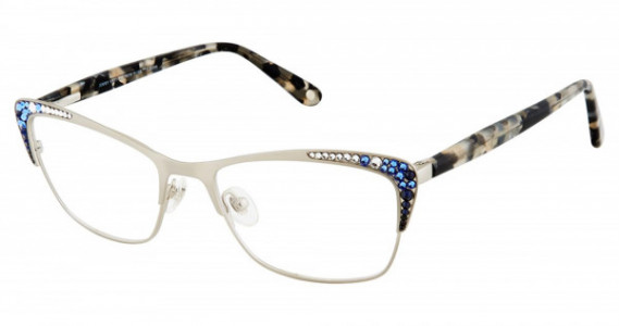 Jimmy Crystal LAGOS Eyeglasses, SILVER