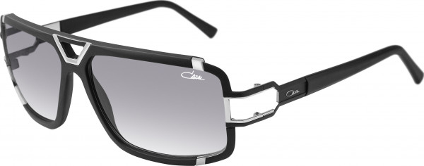 Cazal Cazal 9074 Sunglasses, 002 Mat Black-Silver/Grey Gradient Lenses