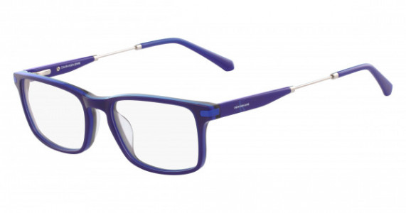 Calvin Klein Jeans CKJ18707 Eyeglasses, 407 Navy/cobalt