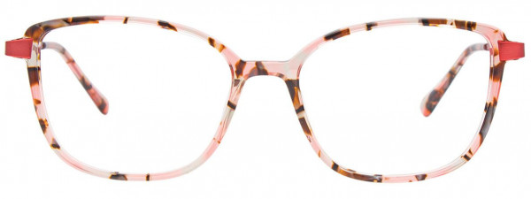 CHILL C7011 Eyeglasses, 030 - Salmon & Brown & Crystal
