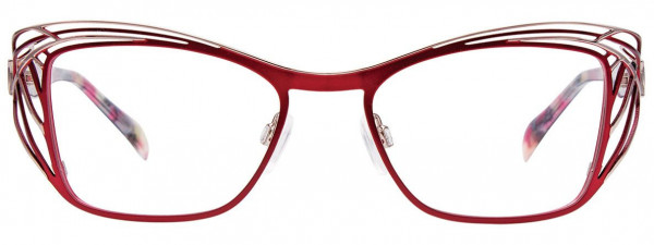 Paradox P5051 Eyeglasses, 030 - Matt Bourgundy & Silver
