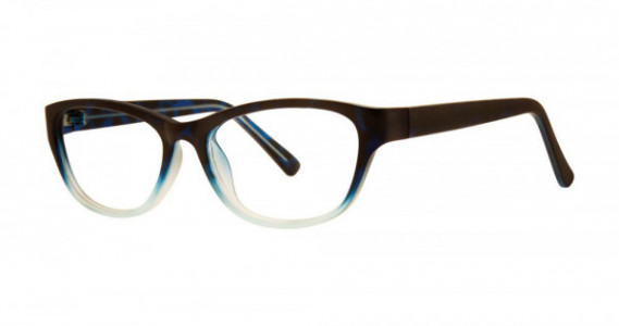Modern Optical JOCELYN Eyeglasses, Blue Tortoise Matte Fade