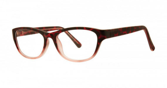 Modern Optical JOCELYN Eyeglasses, Burgundy Tortoise Matte Fade