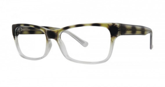 Modern Optical MEASURE Eyeglasses, Green/Crystal