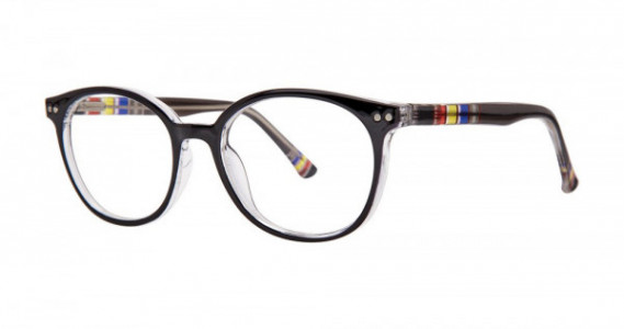 Modern Optical TEAGAN Eyeglasses, Black/Crystal