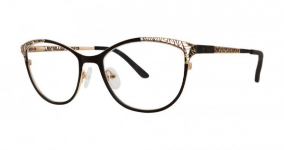 Modern Art A396 Eyeglasses, Matte Black/Gold