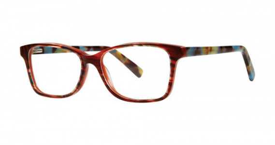 Modern Art A397 Eyeglasses, Brown/Turquoise Marble