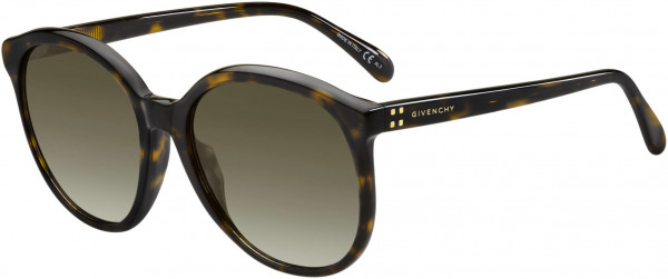 Givenchy GV 7107/S Sunglasses, 0086 Dark Havana