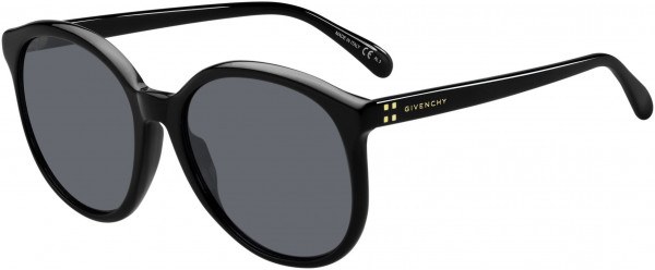 Givenchy GV 7107/S Sunglasses, 0807 Black