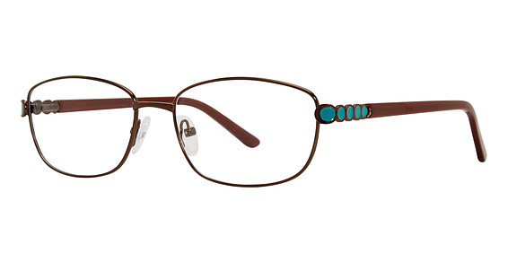 Modern Times ENDLESS Eyeglasses, Brown/Turquoise