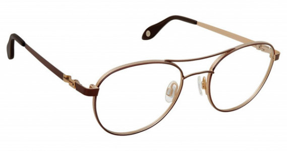 Fysh UK FYSH 3617 Eyeglasses, (869) BROWN GOLD