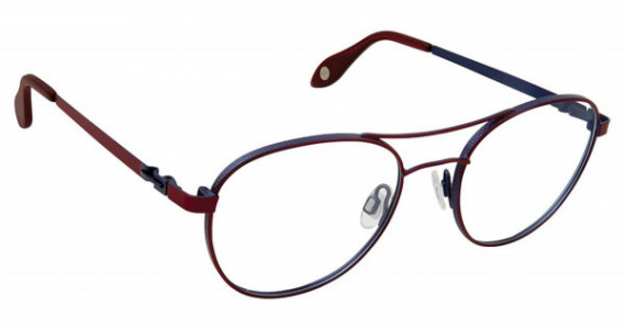Fysh UK FYSH 3617 Eyeglasses, (872) BURGUNDY INK
