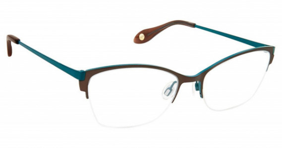 Fysh UK FYSH 3612 Eyeglasses, (851) BROWN EMERALD