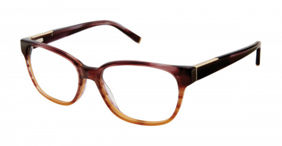 Kate Young K323 Eyeglasses, Purple/Brown (PUR)