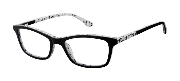Lulu Guinness L302 Eyeglasses, Black (BLK)