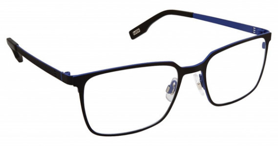 Evatik EVATIK 9175 Eyeglasses, (972) BLACK BLUE
