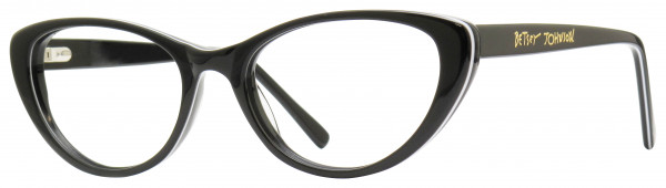 Betsey Johnson Gala Eyeglasses, Black