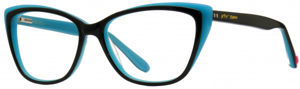 Betsey Johnson Sweetheart Eyeglasses, Blue