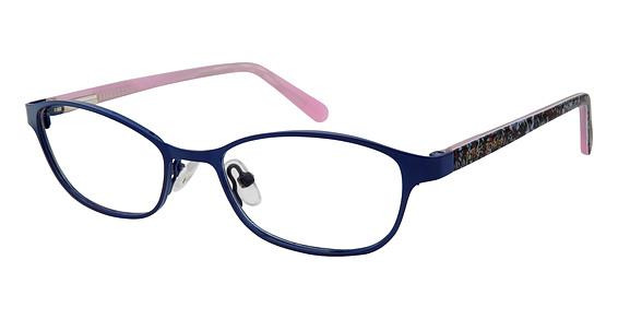 Betsey Johnson SOCIAL Eyeglasses, BLUE
