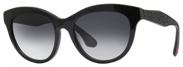 Betsey Johnson Glitter (BJ164128) Sunglasses, Black