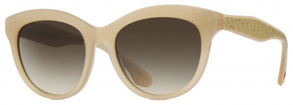 Betsey Johnson Glitter (BJ164128) Sunglasses, Nude