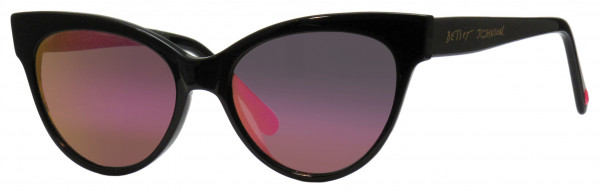 Betsey Johnson Kissez Sunglasses, Black