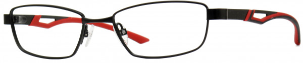Callaway Bailout Eyeglasses, Black Red