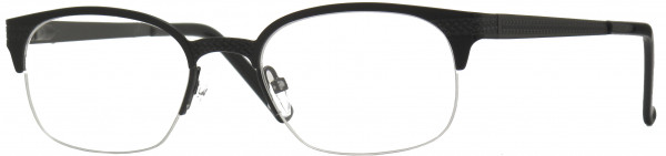 London Fog Harrison Eyeglasses, Black