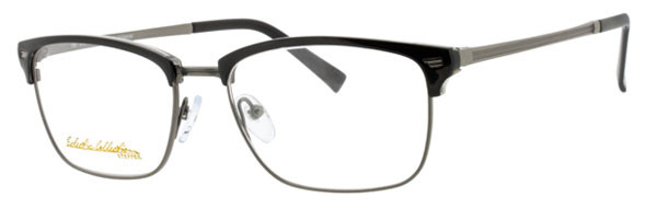 Stepper 9767 Eclectic Eyeglasses, Black Gunmetal F026